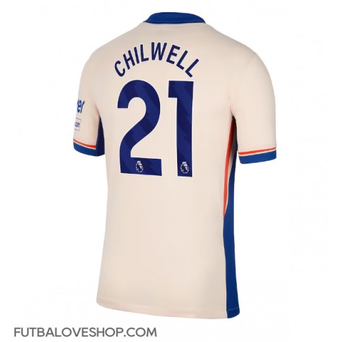 Dres Chelsea Ben Chilwell #21 Preč 2024-25 Krátky Rukáv